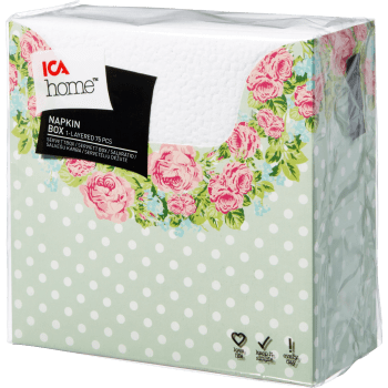Servettbox Lis 24cm 75-p ICA Home.