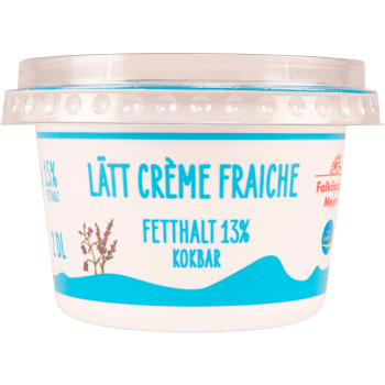 Lätt Crème Fraiche 13% 2dl Falköpings Mejeri.