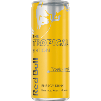 Energidryck Tropical edition 25cl Red Bull.