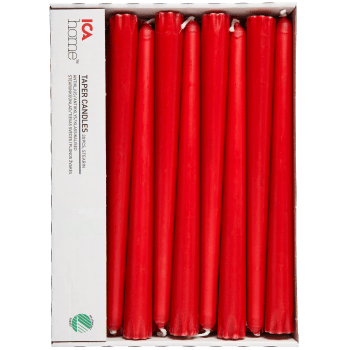 Antikljus Röd 24cm 30-p ICA.