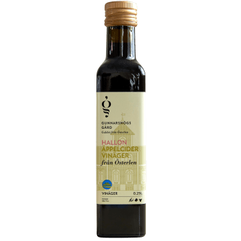 Äppelcidervinäger Hallon 250ml Gunnarshögs Gård.