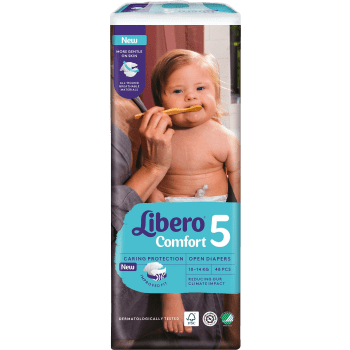 Blöjor Comfort Strl 5 10-14kg 48-p Miljömärkt Libero.