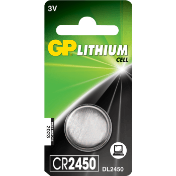 Batteri GP Knappcell Lithium CR2450 1-p Batteristen.