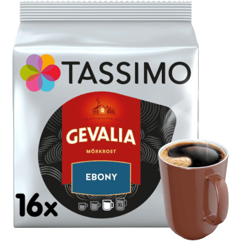 Kaffekapslar Gevalia Ebony 16st Tassimo.