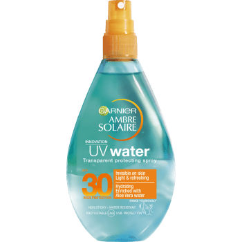 Solskydd Solar water SPF30 150ml Garnier.