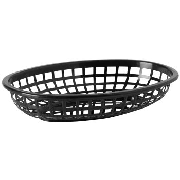 Brödkorg/serveringskorg plast Svart ICA.