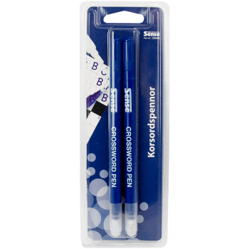 Korsordspenna 2-p Sense.