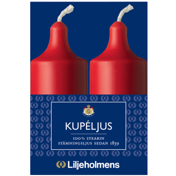Kupeljus Röd 2-p Liljeholmens.