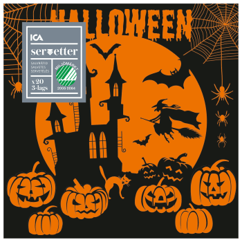 Servett Halloween 33cm 20-p ICA.
