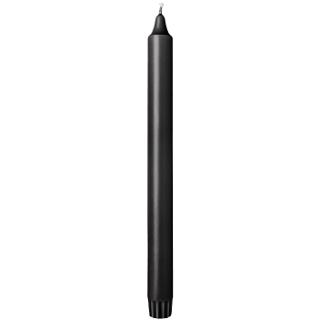 Kronljus Svart 28cm 1p ICA.