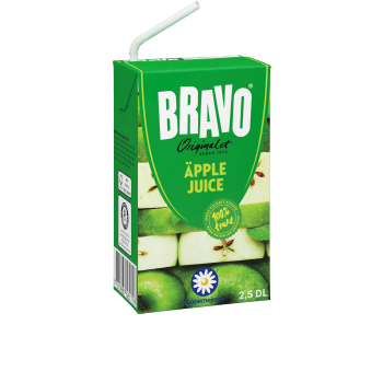 Äppeljuice 2,5dl Bravo.