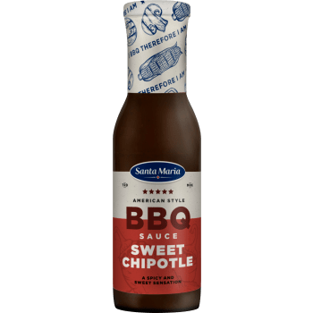 BBQ Sauce Sweet Chipotle 355g Santa Maria.