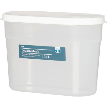 Doseringsburk Vit 1,4l ICA.