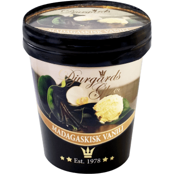 Gräddglass Vanilj 500ml Djurgårds Glace.