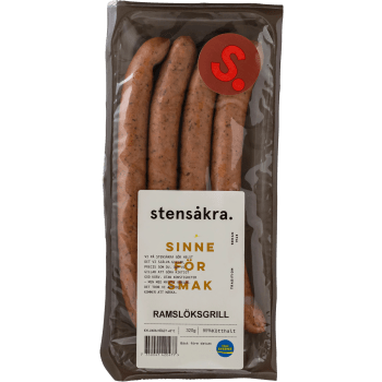 Ramslöksgrill 95% Kötthalt 320g Stensåkra.