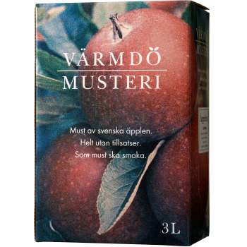 Äppelmust 3l Värmdö Musteri.