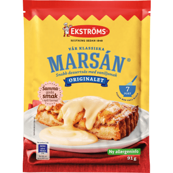 Marsán snabb dessertsås 7 port 91g Ekströms.