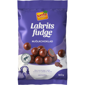 Lakritsfudge 160g Exotic Snacks.