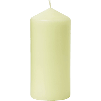 Blockljus Ljusgrön 15cm ICA.