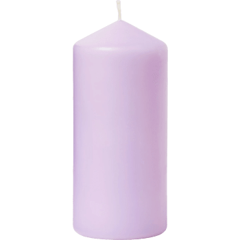 Blockljus Ljuslila 15cm ICA.