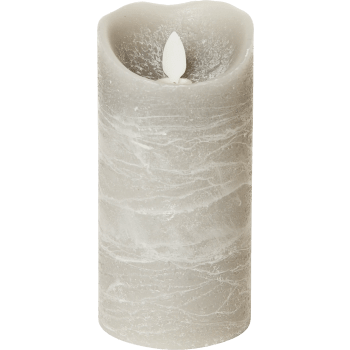 Blockljus LED Rustic Grå 15cm ICA.