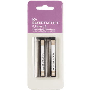 Stift refill 0,7mm 2-p ICA.