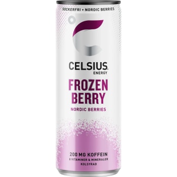 Energidryck Frozen Berry 35,5cl Celsius.