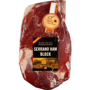 Serrano 12 månader i skivor ca 15g Ridderheims.