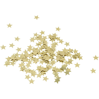Konfetti Stjärnor Guld.