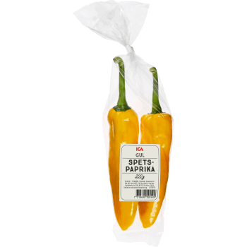 Gul spetsig paprika 200g Klass 1 ICA.