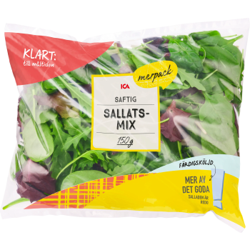 Sallatsmix i storpack Sköljd 150g ICA.