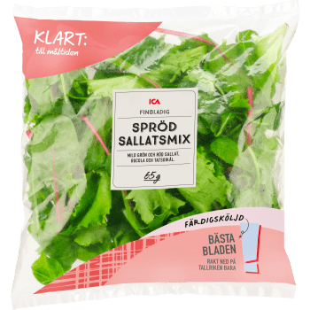 Sallatsmix Finbladig Spröd Sköljd 65g ICA.