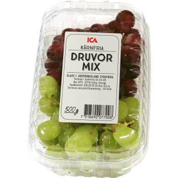 Druva Mix kärnfria 500g Klass 1 ICA.