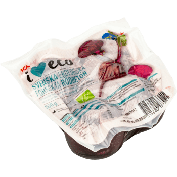 Rödbeta förkokta Ekologiska 500g ICA I love eco.