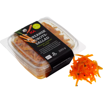 Koreansk morotssallad 200g ICA.