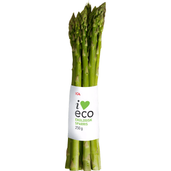 Grön sparris Ekologisk 250g Klass 1 ICA I love eco.