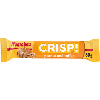 Mjölkchoklad Chrisp Peanut & toffee 60g Marabou.