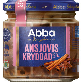 Ansjoviskryddad sill 240g Abba.