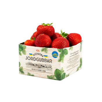 Jordgubbar Svenska 1l ca 500g ICA Klass 1.