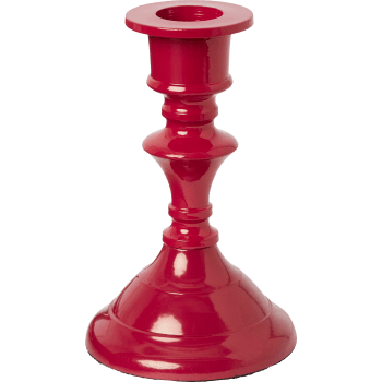 Ljusstake röd H12cm.