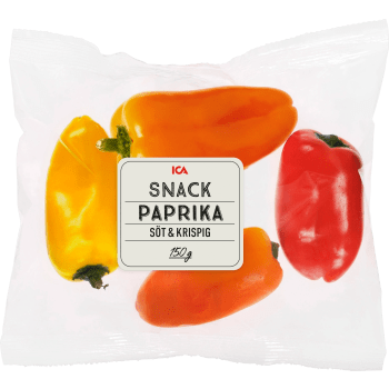 Snackpaprika 150g Klass 1 Klass 1 ICA.