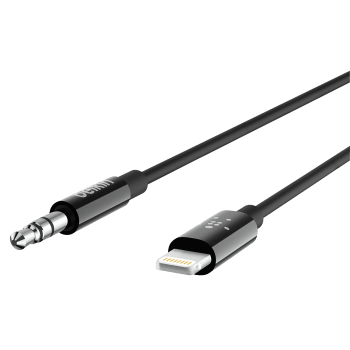 Lightningkabel 3,5mm Svart Belkin.