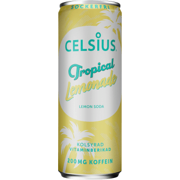 Energidryck Tropical Lemonade 35,5 Celsius.