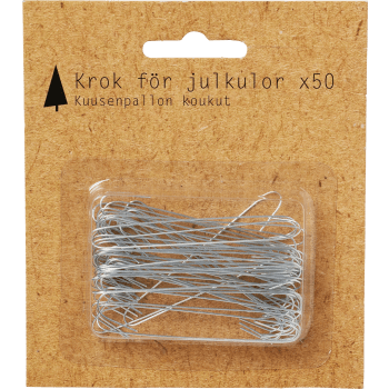 Krokar Julhängen Silver 50-p.
