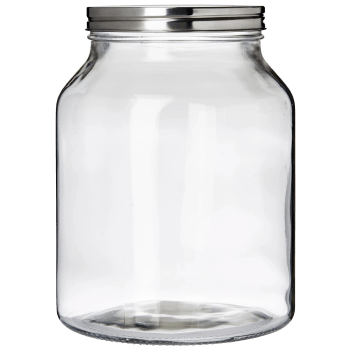 Glasburk med Silverlock 16x21cm ICA.