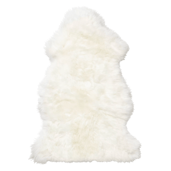 Fårskinn Ulla Vit 90x55cm.