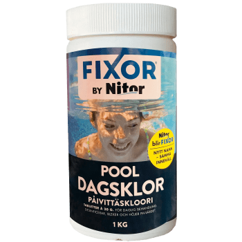 POOL Dagsklor tabletter 1kg Fixor.