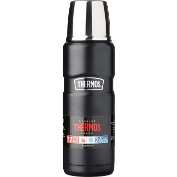 Ståltermos King Svart 0,5l Thermos.