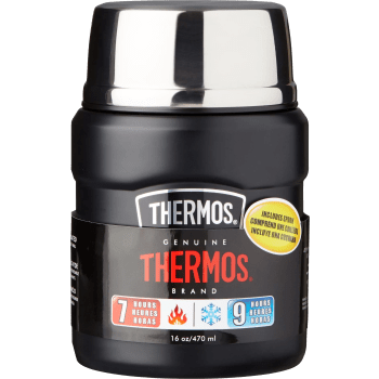 Mattermos Stål King Svart 0,5l Thermos.