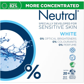 Tvättmedel White Sensitive skin 771g Neutral.